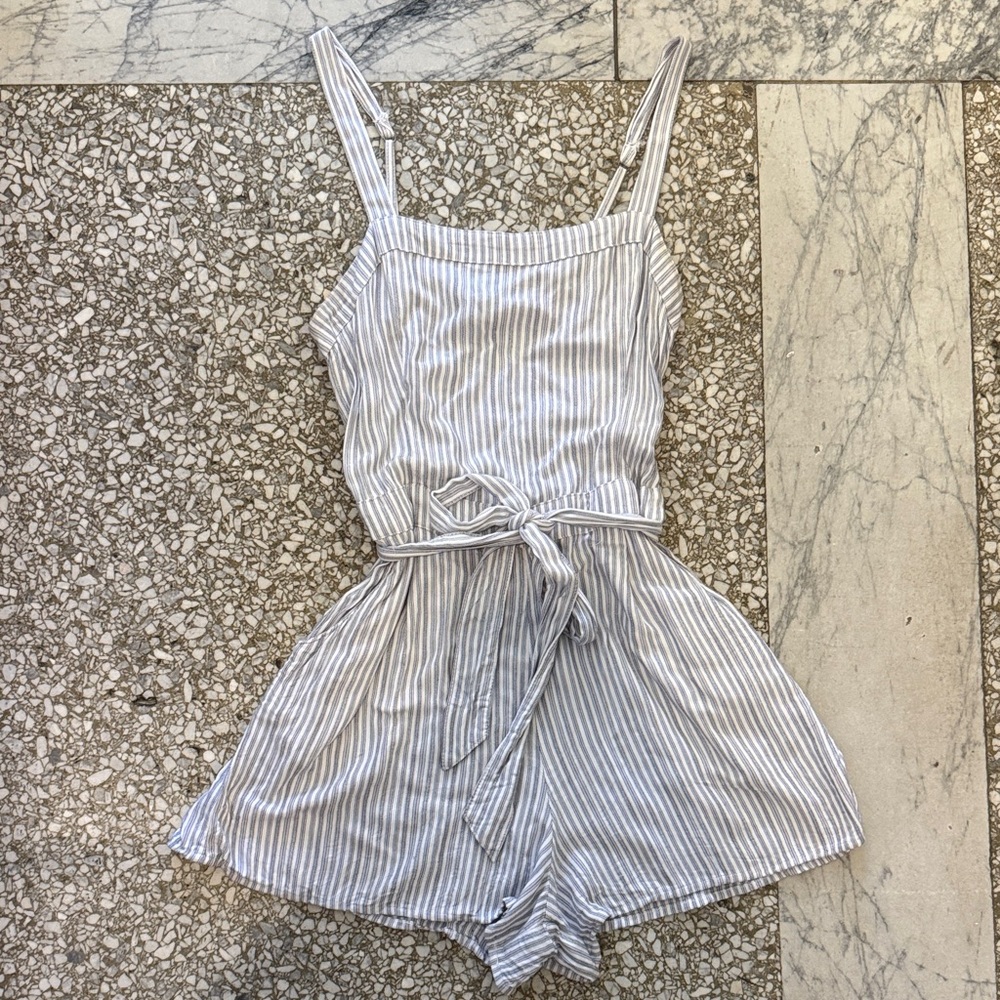 Hollister Striped Romper
